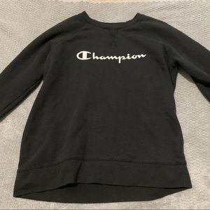 Champion Black Crewneck